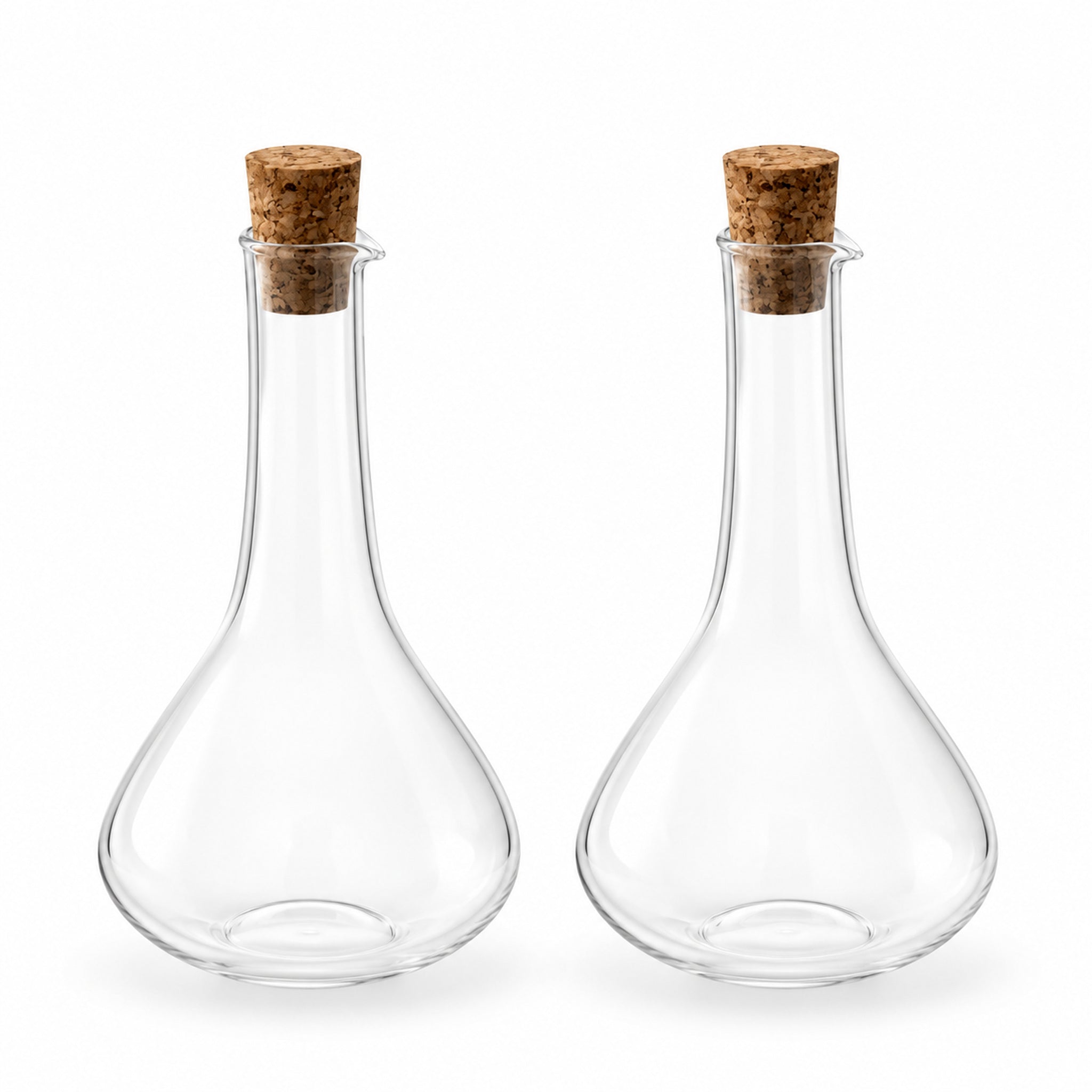 Öl- & Essigflaschen Borosilikatglas 2er-Set