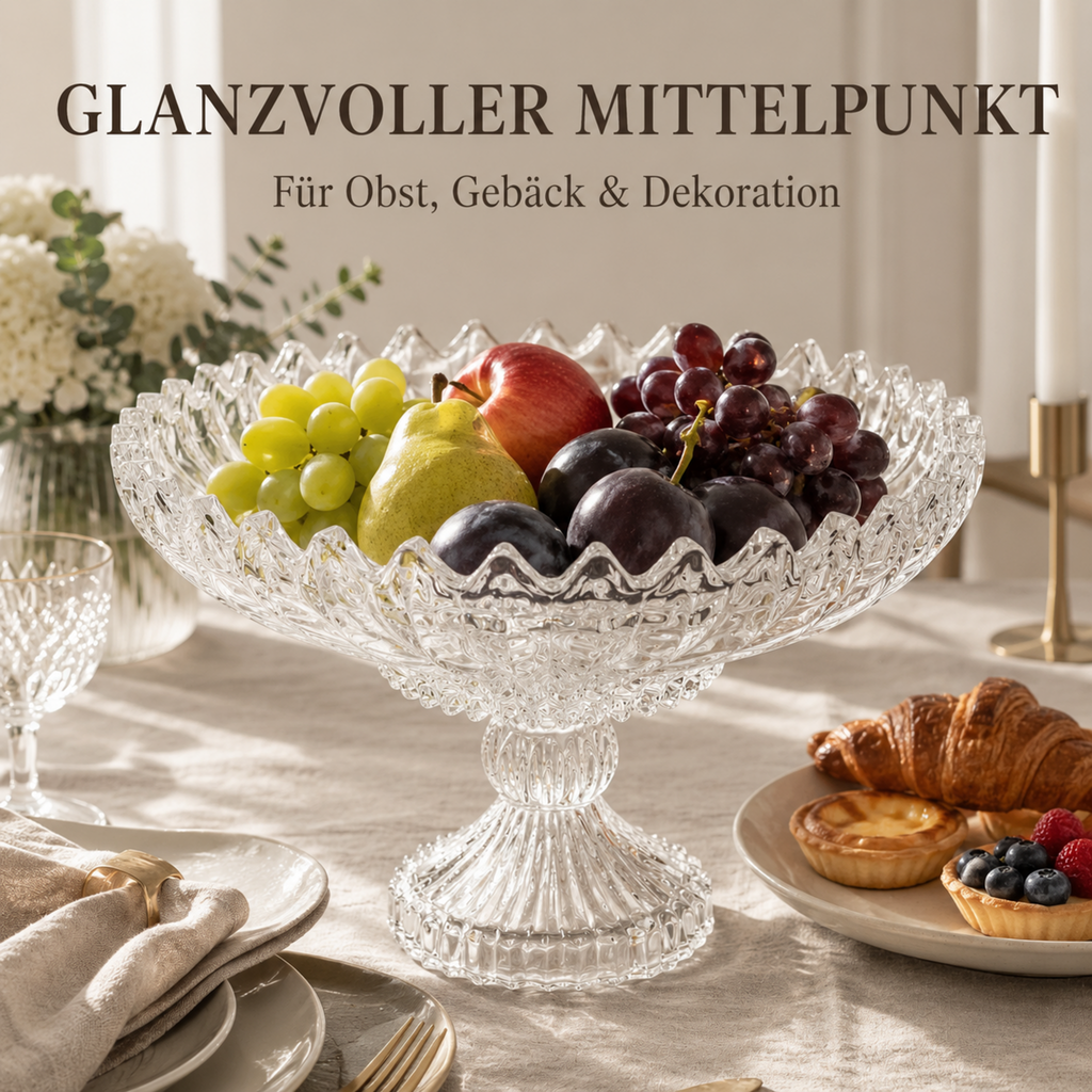 Brasilia Glasschale – glanzvoller Mittelpunkt
