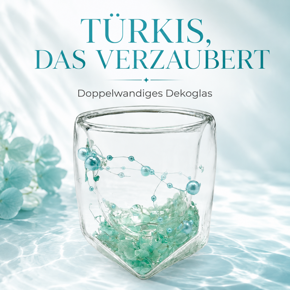 Türkis Dekoglas – Türkis das verzaubert